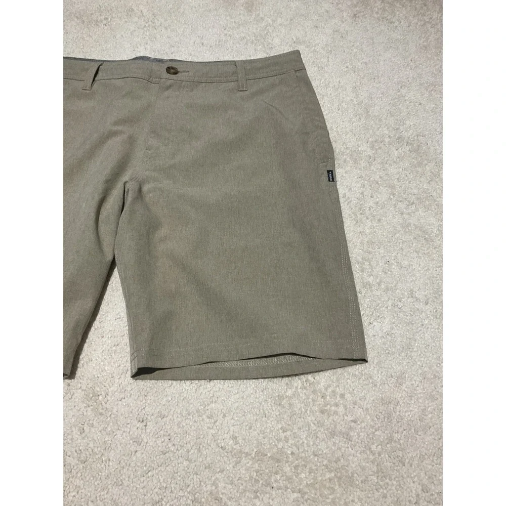 O'Neill Hybrid Walk Shorts Men's Size 33 Gray Stretch Performance Casual Golf Sh